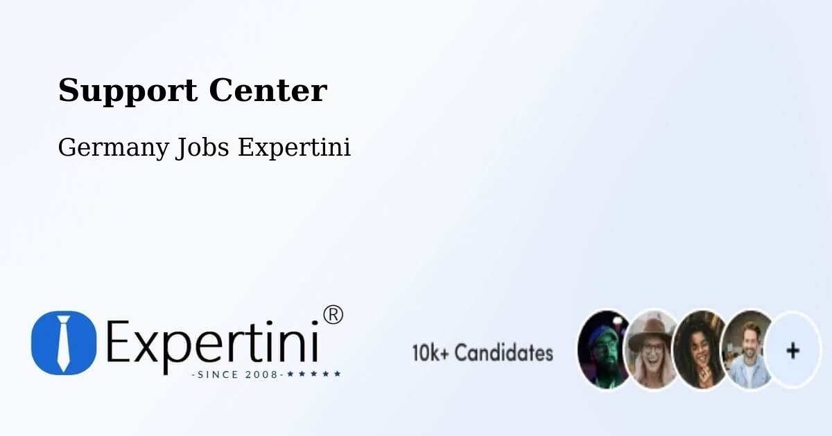 Support Center - Germany Jobs Expertini